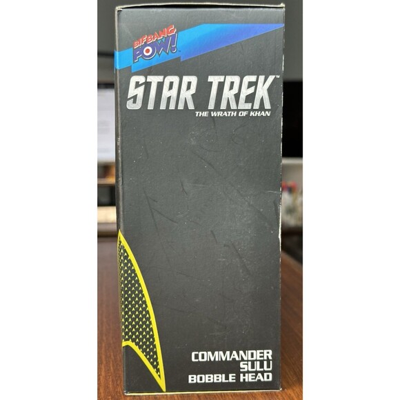 2014 Bif Bang Pow Star Trek The Wrath of Khan Commander Sulu Bobble Head - Picture 4 of 14